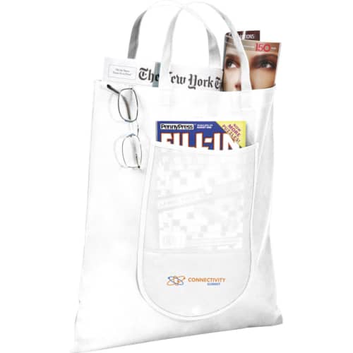 Foldable Shopper Bags in White