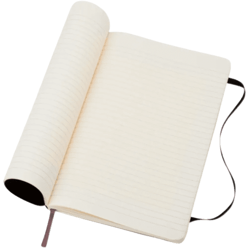 Large Moleskine Soft Cover Ruled Notebook