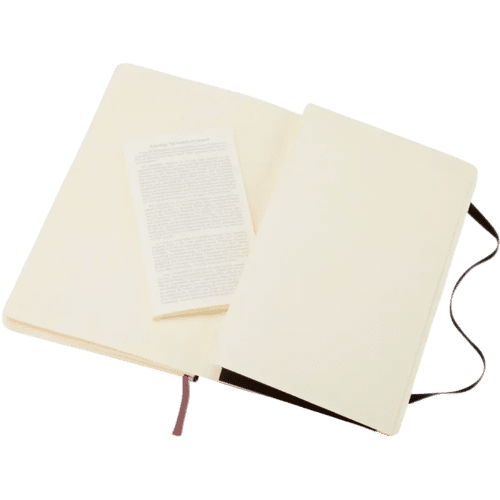 Large Moleskine Soft Cover Ruled Notebook