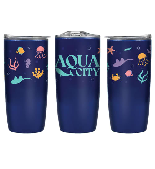 Custom Branded Ivan Double Walled Tumbler Full Colour Printed with a Logo by Total Merchandise