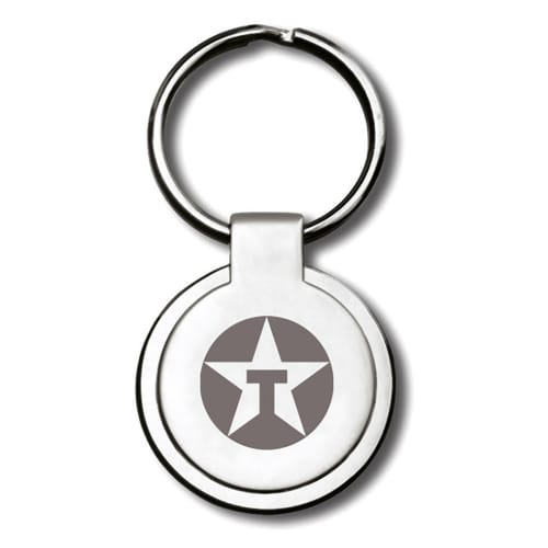 Classic Metal Round Keyrings