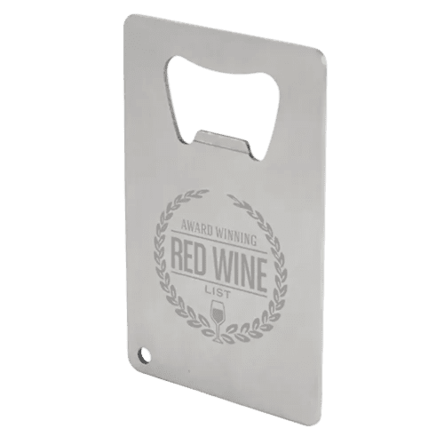 Promotional Metal Credit Card Bottle Openers are great business gift ideas