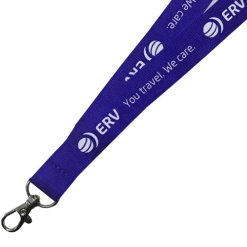Custom Printed 25mm Polyester Lanyards with a Printed Logo by Total Merchandise