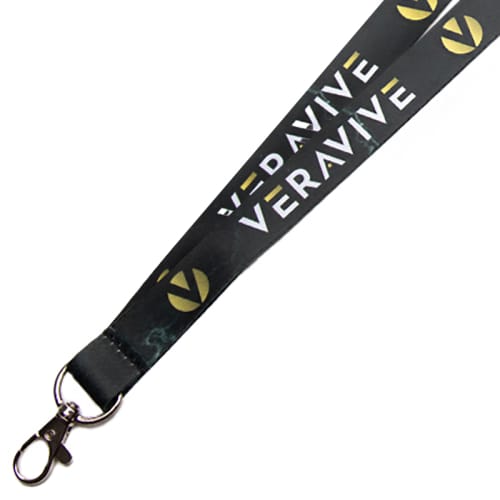 20mm Full Colour Lanyards in White