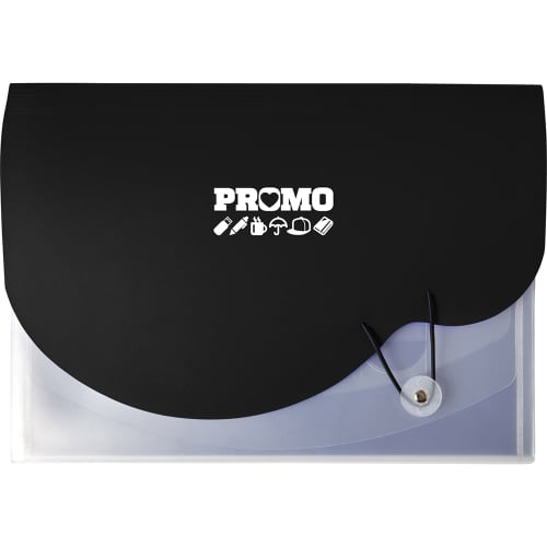 Promotional A4 Expanding Document Folders with a branded company logo from Total Merchandise