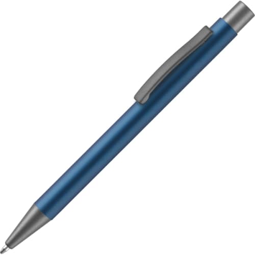 Custom Branded Ergo Aluminium Ballpens in Dark Blue from Total Merchandise