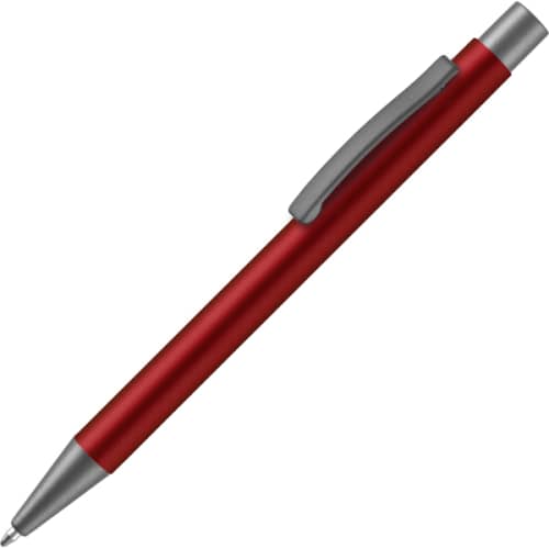 Custom Branded Ergo Aluminium Ballpens in Red from Total Merchandise