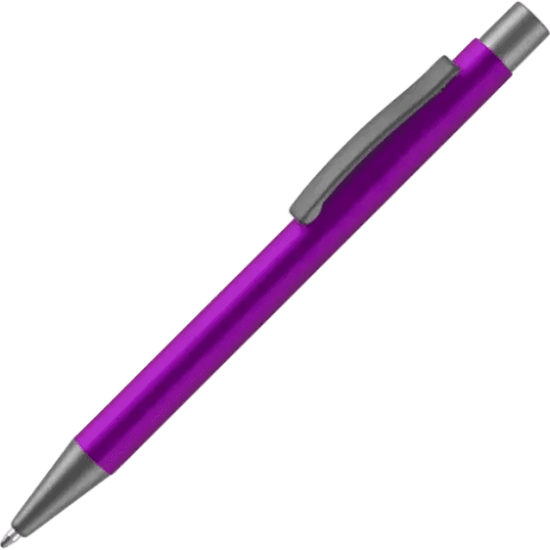 Promotional Ergo Aluminium Ballpens in Purple from Total Merchandise