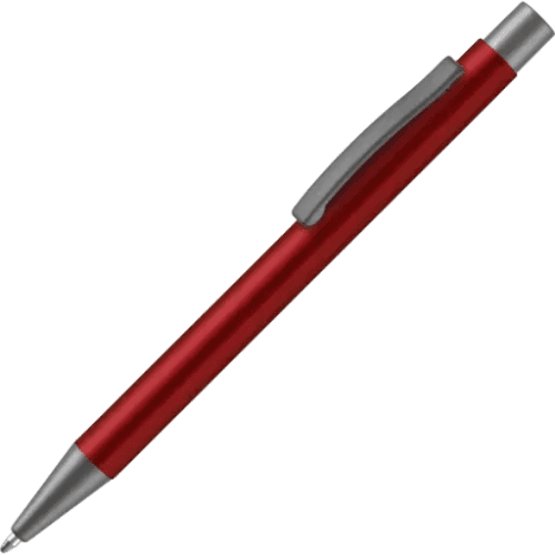 Custom Branded Ergo Aluminium Ballpens in Red from Total Merchandise