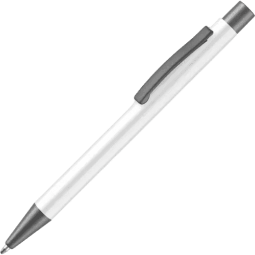 Personalised Ergo Aluminium Ballpens in White from Total Merchandise