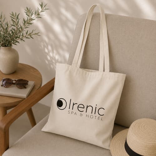 Lifestyle image of the 8oz Canvas Tote Bag by Total Merchandise