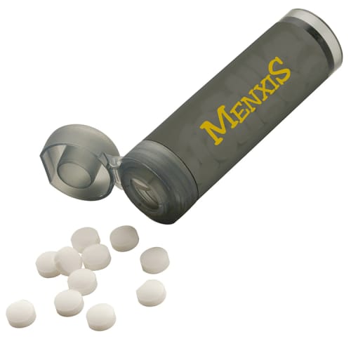 Sugar Free Mint Tubes in Light Grey