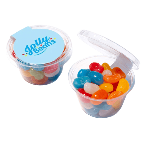 Promotional Eco-Friendly Jelly Bean Pots Printed with a Logo by Total Merchandise