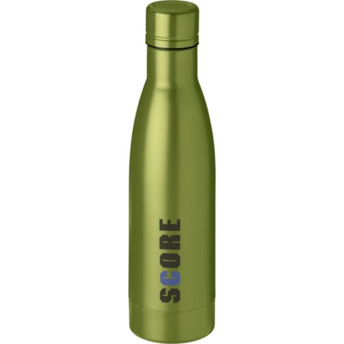 Premium Copper Vacuum Insulated Bottles in Lime