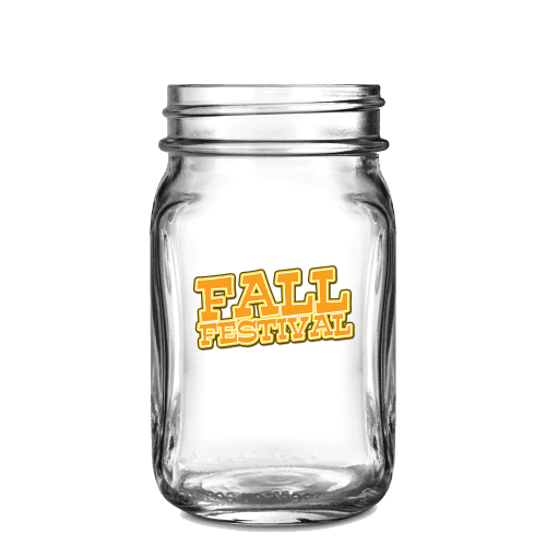 568ml Glass Mason Jars in Clear