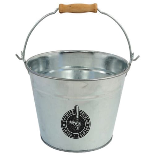 Branded 5 Litre Metal Buckets for Company Advertising