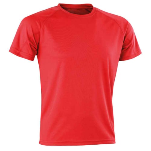 Spiro Performance Aircool T-Shirt in Red