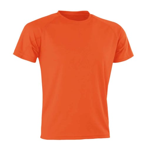 Spiro Performance Aircool T-Shirt in Orange