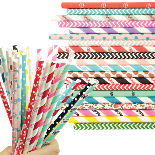 Promotional Paper Straws are great for catered company events