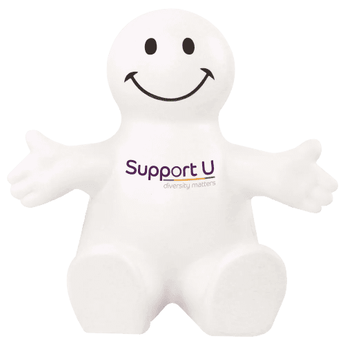 Printed Stress Smiley Phone Holders for Desks