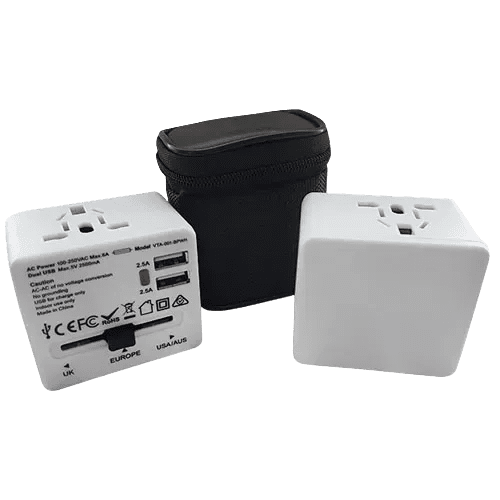 Printed Travel Adaptors for Shop Retail Products