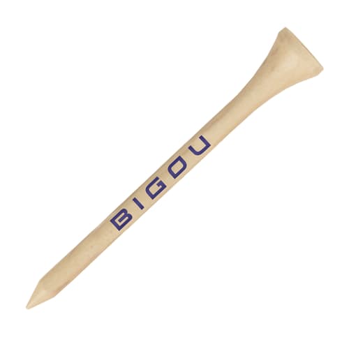 This branded golf tees feature your branding eye-catchingly printed in one colour.