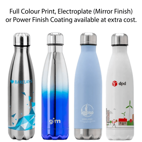 Full Colour Printed Metal Bottles for Promoting your Brand
