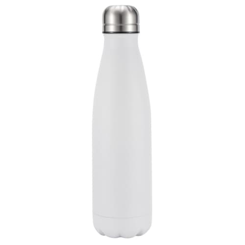 500ml Stainless Steel Premium Thermal Bottles in Powder Coated White