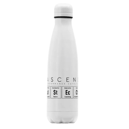 White Engraved or Printed Metal Bottles from Total Merchandise