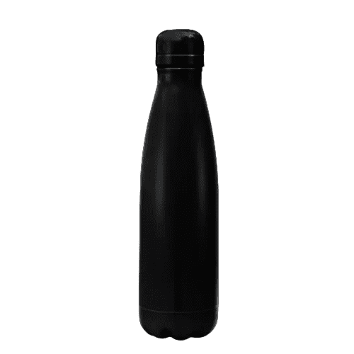 500ml Stainless Steel Premium Thermal Bottles in Polished Black