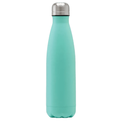 500ml Stainless Steel Premium Thermal Bottles in Powder Coated Aqua