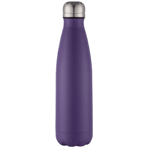 500ml Stainless Steel Premium Thermal Bottles in Powder Coated Aubergine