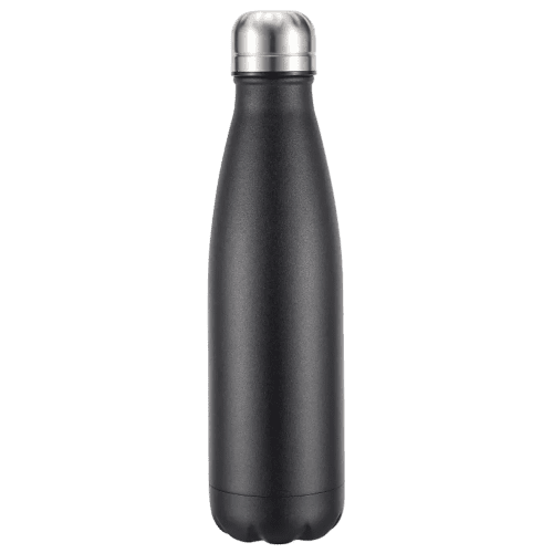 500ml Stainless Steel Premium Thermal Bottles in Powder Coated Black