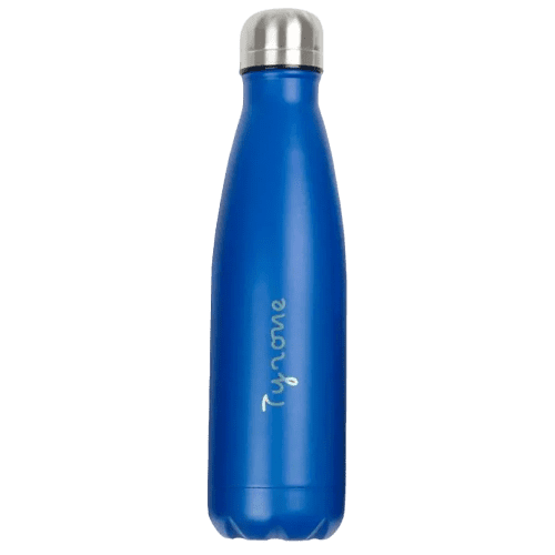 Branded Oasis Metal Bottles in Dark Blue Engraved with Individual Names by Total Merchandise
