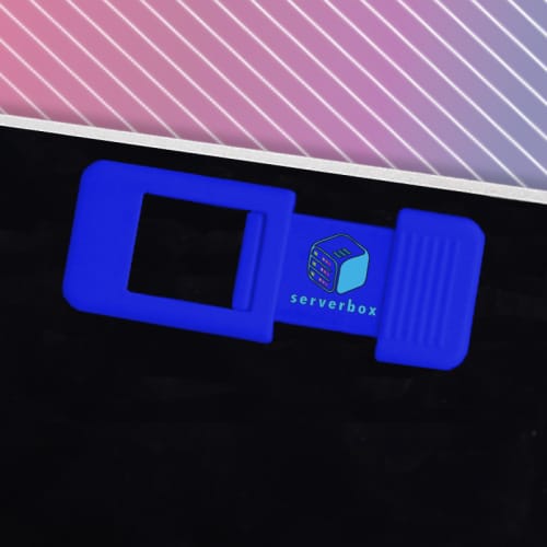 Blue Branded Webcam Covers for all Marketing Campaigns