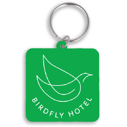 Green Corporate Branded Eco-Friendly Keyrings at Low Prices