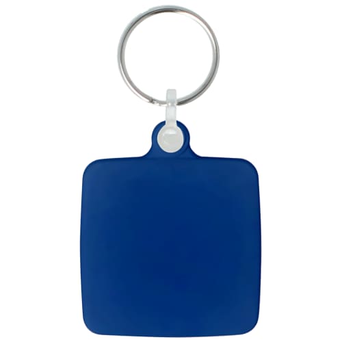 Blue Promotional Recycled Keyrings for Marketing Campaigns