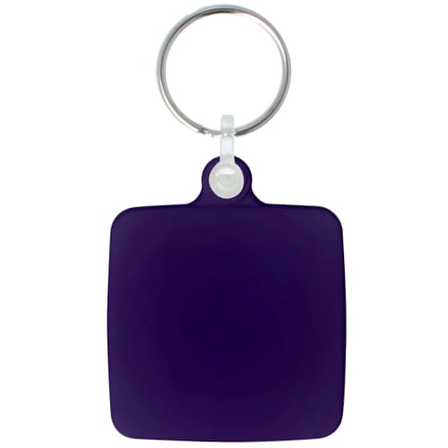 Purple Branded Eco Keyrings Manufactured in the UK