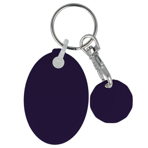 Oval Combo Trolley Coin Keyfobs