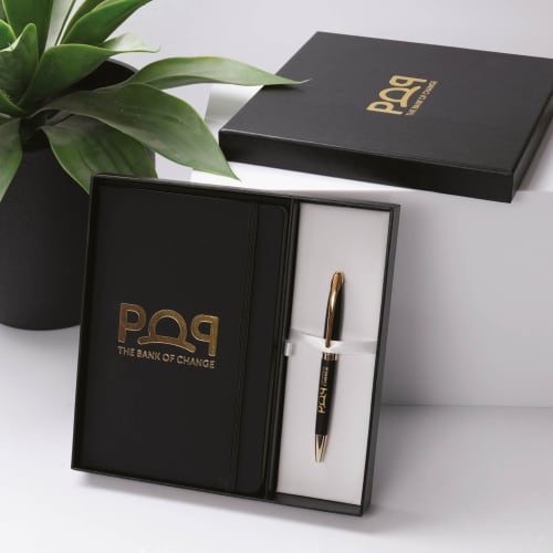 Elance GT Ballpen and Notebook Sets