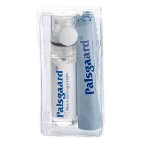 Promotional Mini Screen Cleaner Kits in Light Blue Printed by Total Merchandise