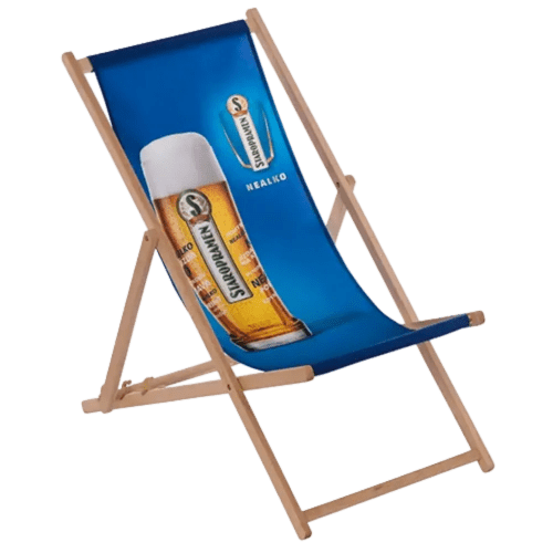 Branded Deck Chairs Printed With Your Custom Artwork From Total Merchandise
