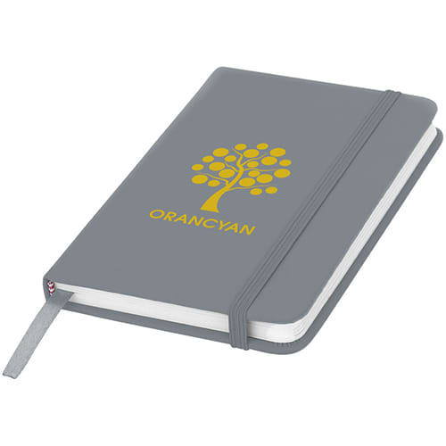 A6 Budget Soft Touch Notebooks in Silver