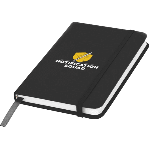 A6 Budget Soft Touch Notebooks in Black
