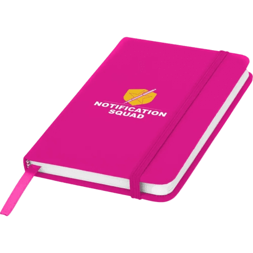 A6 Budget Soft Touch Notebooks in Pink