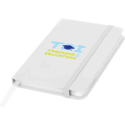 A6 Budget Soft Touch Notebooks in White