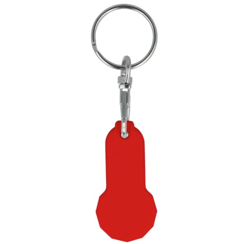 Personalised Trolley Token Keyfobs for Business Advertising