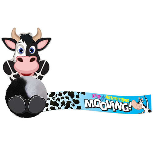 Customised Cow Shape Logobugs Printed for Business