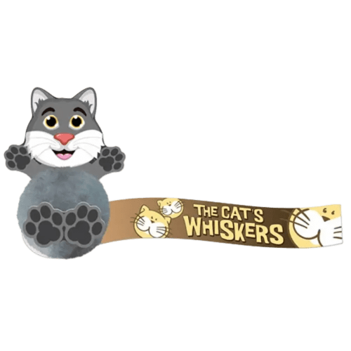 Custom Branded Cat Shaped Message Bugs for Advertising Campaigns
