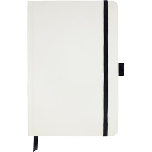 A5 Broadstairs Recycled Paper Notebooks in White/Black